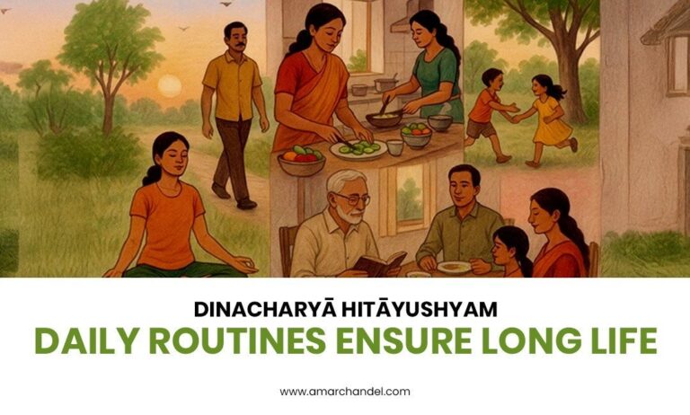 Daily Routines Ensure Long Life.