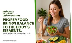 Proper Food Brings Balance To The Body’s Elements