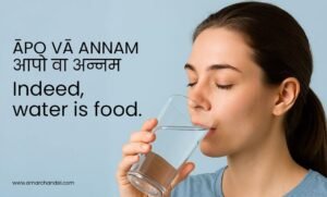 Indeed, Water Is Food.