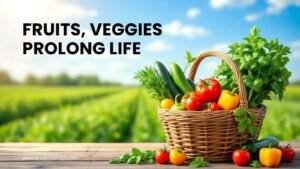 Fruits, Veggies Prolong Life