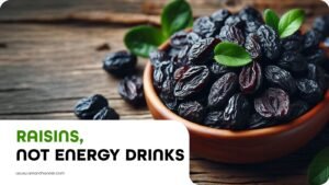 Raisins, Not Energy Drinks